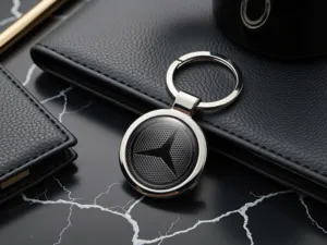 Mercedes Edel Schlüsselkette Glänzend Legierung Stil